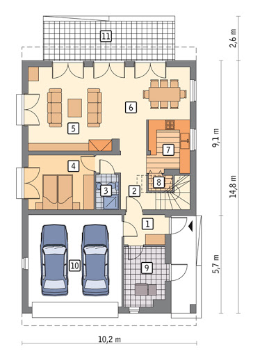 Dzisiejszy - C242 - Rzut parteru