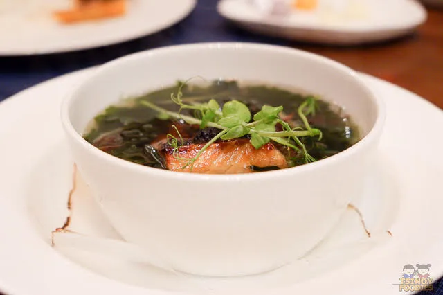 salmon yuzu dashi