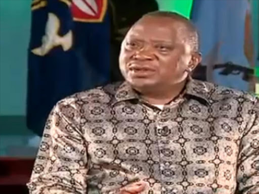 President Uhuru Kenyatta during the interview at State House, Mombasa, on Friday, December 28, 2018. /COURTESY