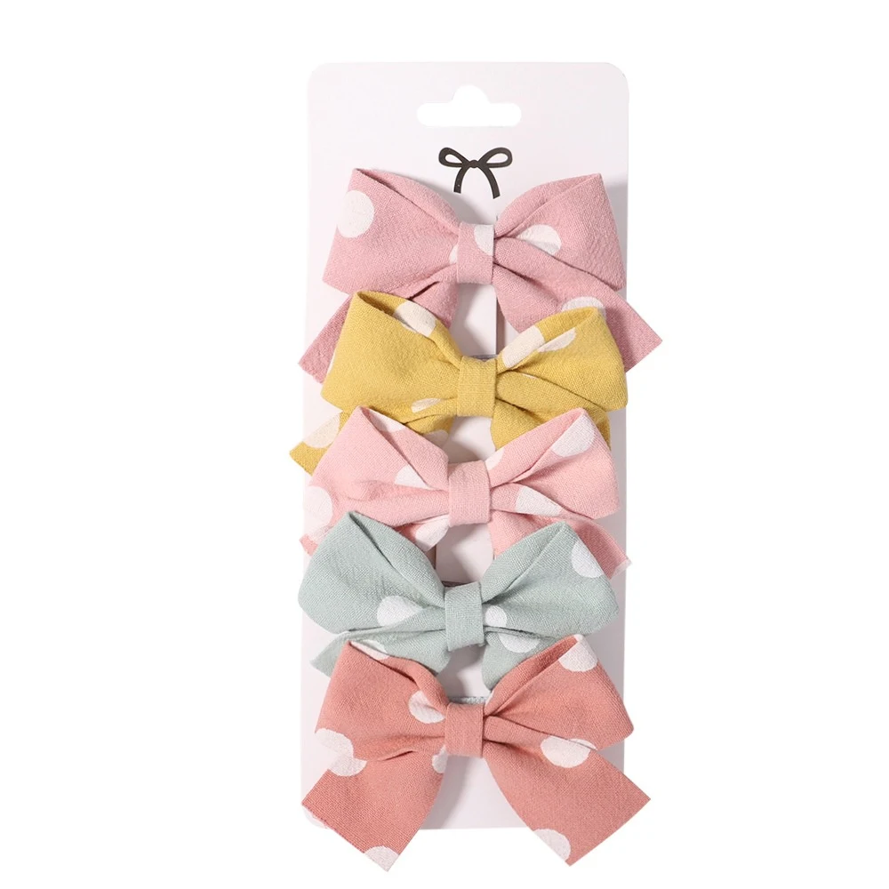 Title 9, Stof Plaid Strik Barrettes Bloemige Plaid Haarc...