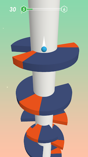 Spiral Helix: Jump down the tower