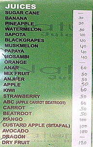 Natural Juice House menu 7