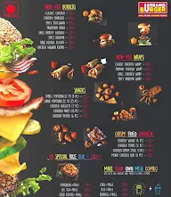 Urban Burger menu 2