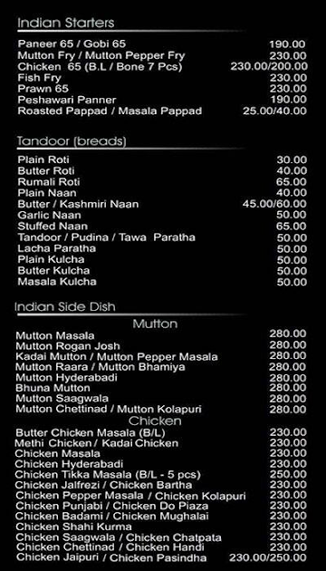 Food Season Multi Cuisine Family Restaurant menu 