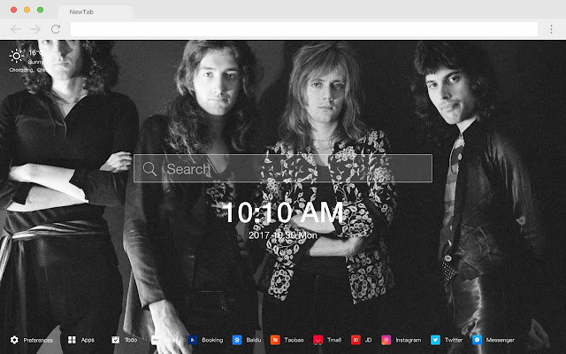 Classic Rock Popular HD Music New Tabs Theme