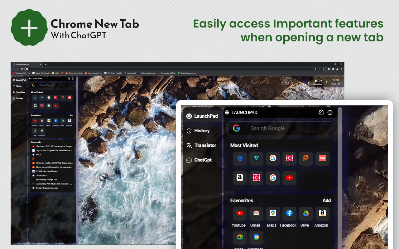 New Tab With ChatGPT for Chrome™ Preview image 2