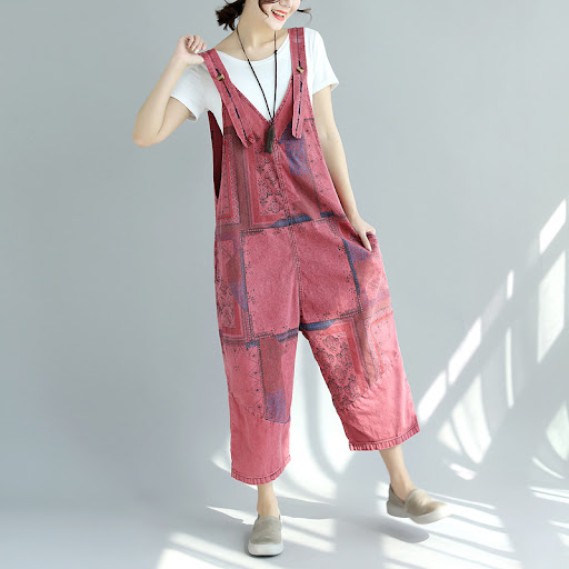 Title 8, Plus Size Distressed Denim Suspender Pants with...