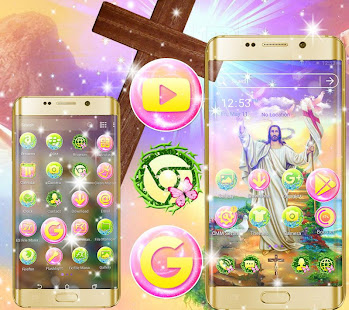 Jesus Launcher Theme - náhled