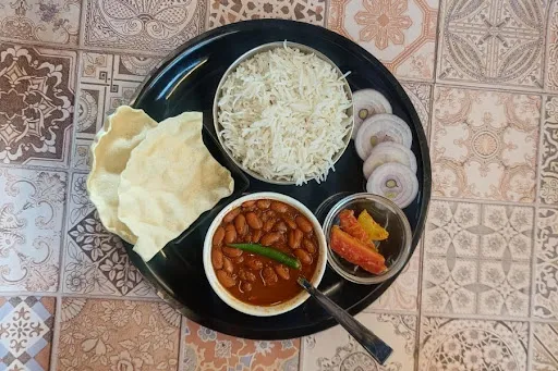 Rajma Rice With Papad