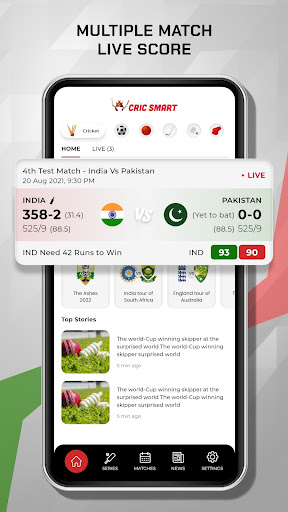 Screenshot CricSmart - Cricket Live Line