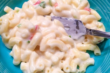 White Queso Mac and Cheese for Two