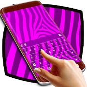 Purple Zebra Keyboard Theme  Icon