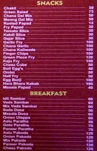 SP Dhaba menu 4