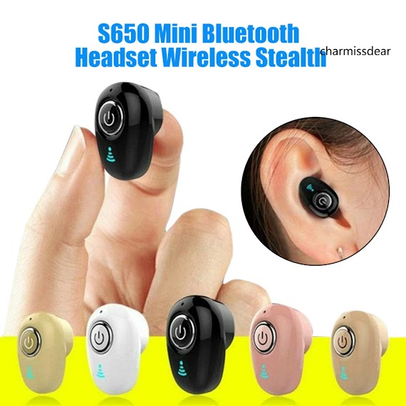 Tai Nghe Nhét Tai Không Dây Bluetooth 4.1 Mini S650 Có Kèm Phụ Kiện