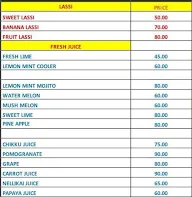 Lassi Cream menu 1