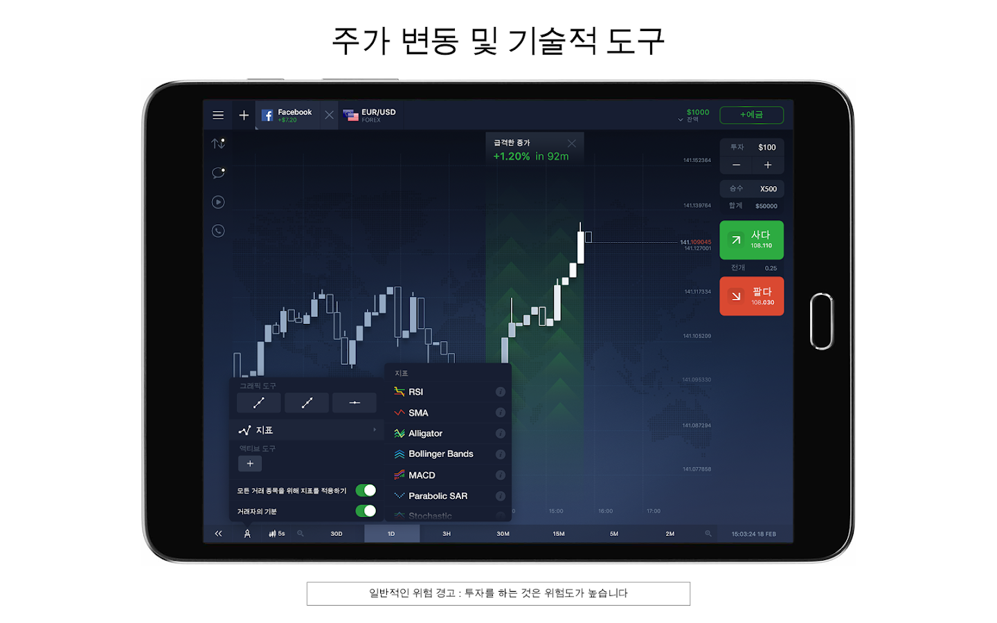   IQ Option 브로커: 포렉스, CFD’s, 비트코인 트레이딩- 스크린샷 