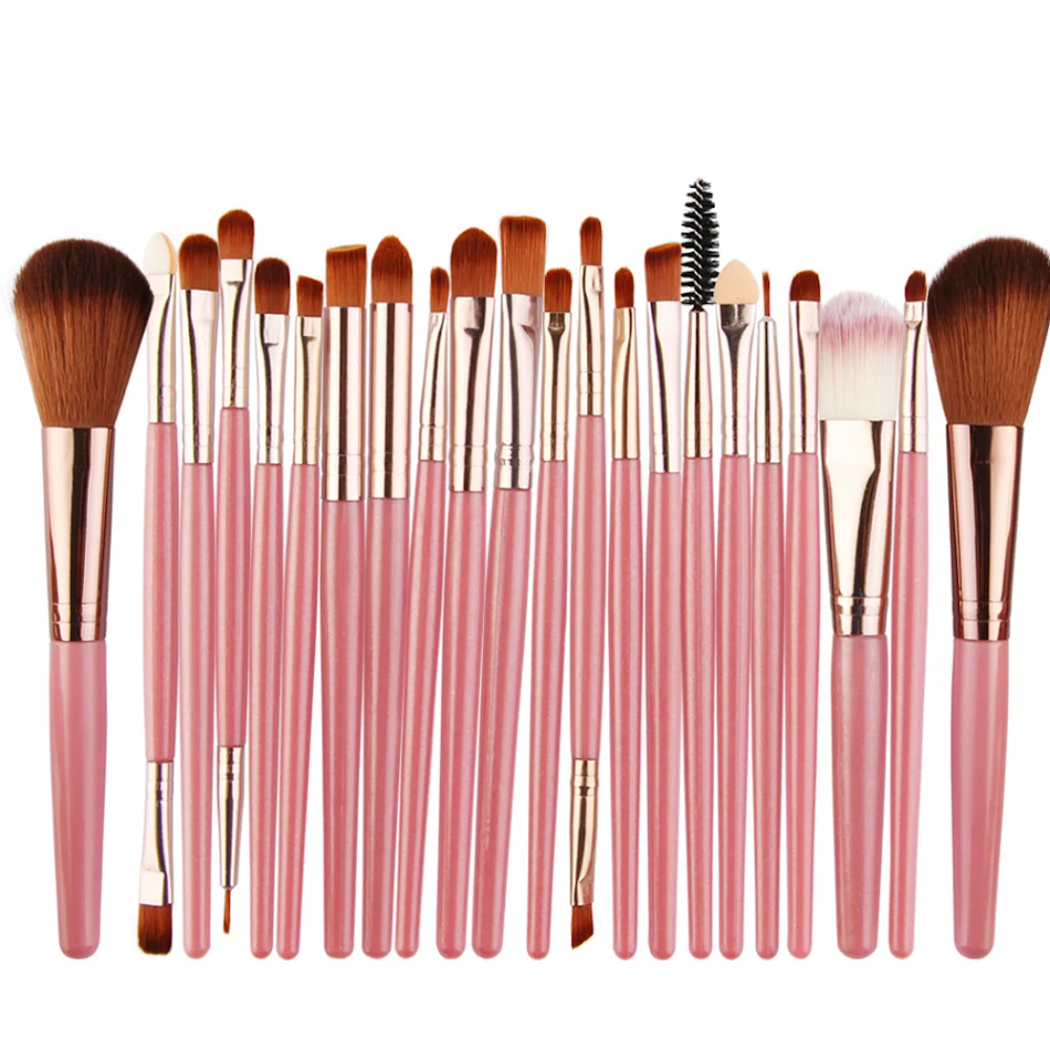 Set de brochas de maquillaje para ojos. Herramientas de belleza profesionales. Aplicación precisa y difuminado perfecto. Ideal para sombras de ojos.