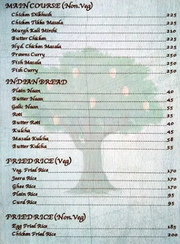 Sai Mango Tree menu 
