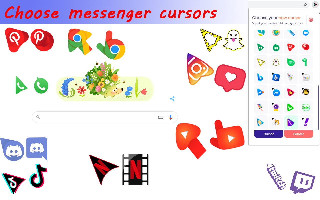 Custom Messenger Cursor Preview image 2