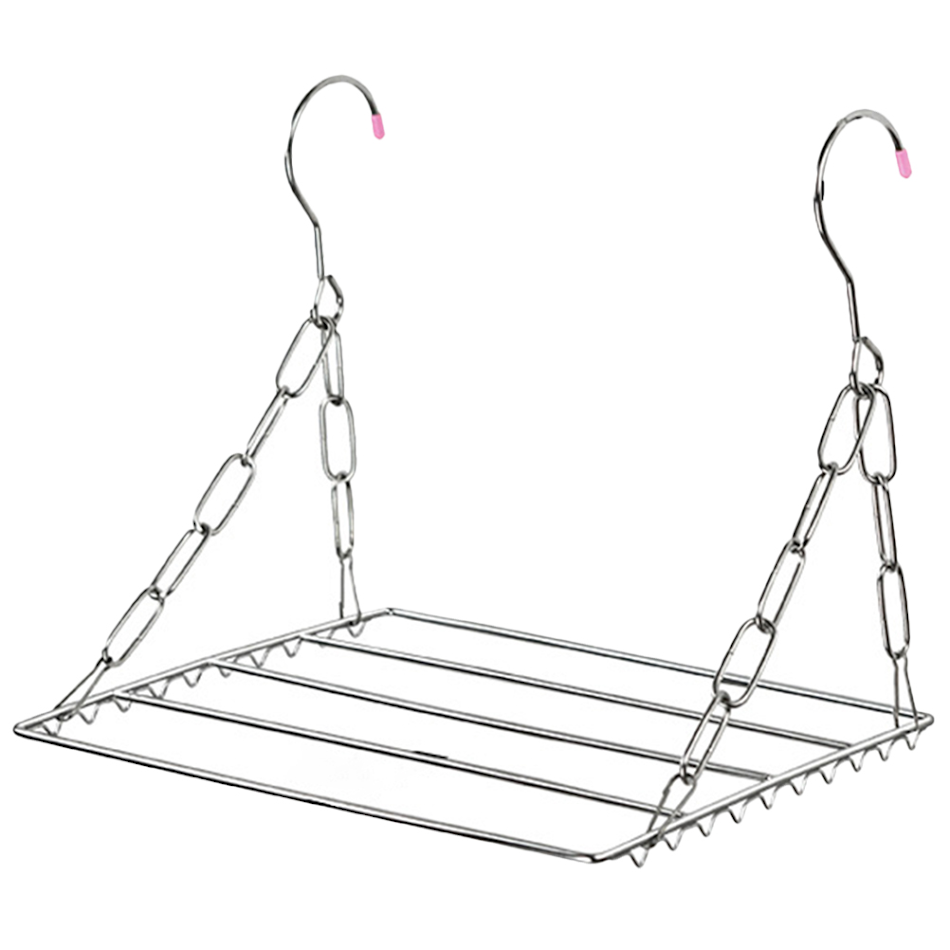 Multifunctioneel, stevig droogrek van roestvrij staal voor kleding en meer, maximaliseert de ruimte en duurzaamheid voor efficiënt drogen.