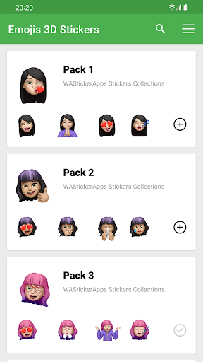 Screenshot Emojis 3D Stickers WASticker