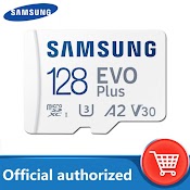 <Ready Stock>Samsung Evo Plus Microsd Card 128Gb 256Gb 512Gb 100% Original Cross - Border Supply100% Brand New！