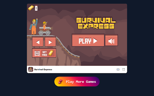 Survival Express Game - How far can you go without crashing?