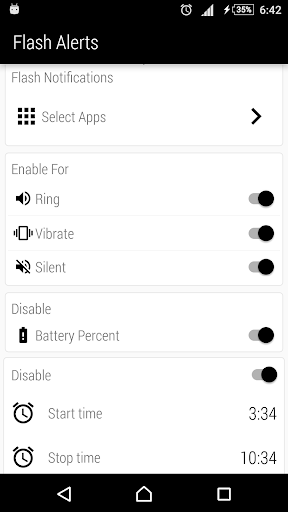 Screenshot Flash Alerts - Call & SMS