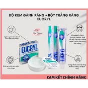 Combo Bột Tẩy Trắng Răng Eucryl Tooth Powder 50G Và Kem Đánh Trắng Răng Eucryl - Hsd 2024 - Kèm Giấy Phân Phối Chính Hãng