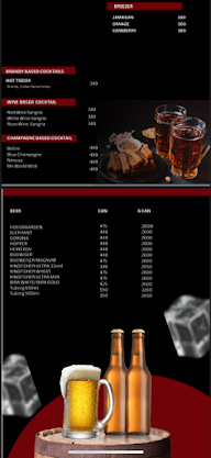 Zero Miles Lounge And Bar menu 1