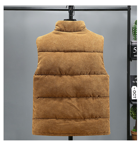 Title 3, Light Luxury Corduroy Mens Down Cotton Padded ...