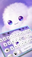 Cute Fluffy Cloud Keyboard Bac Screenshot