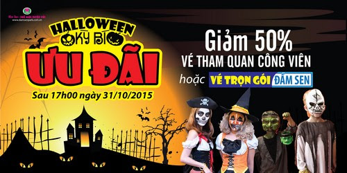 Đầm Sen tổ chức Halloween 2015 - 2