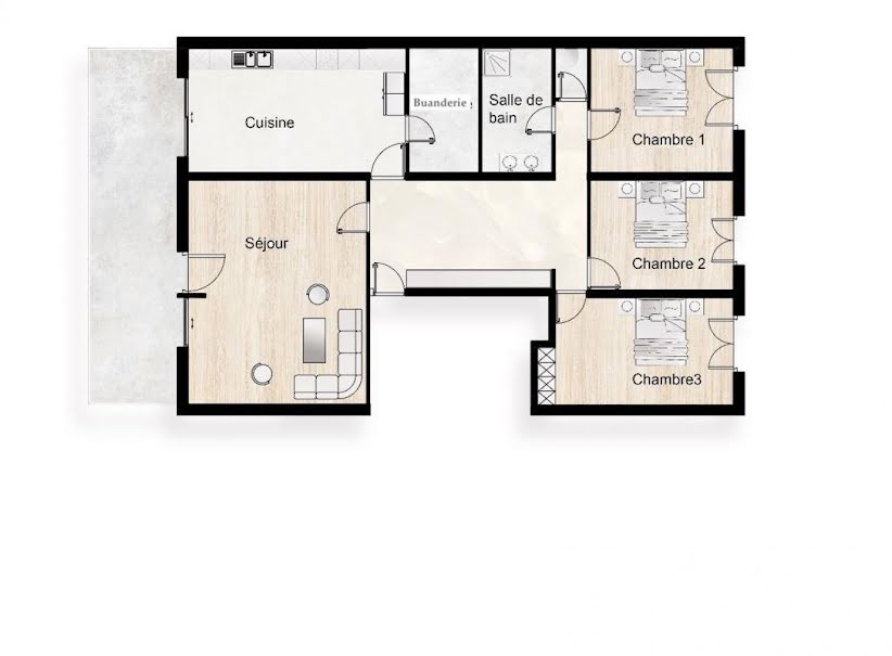 Vente appartement 4 pièces 100 m² à La Seyne-sur-Mer (83500), 198 000 €