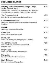 Roasta The Carribbean Lounge menu 2