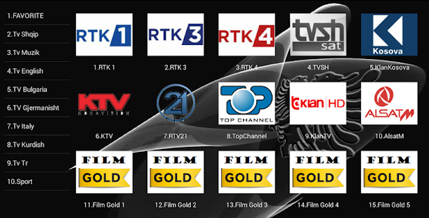  IPTV Shqip- 스크린샷 미리보기 이미지  