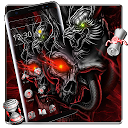 Baixar Black Red Death Skull Theme Instalar Mais recente APK Downloader