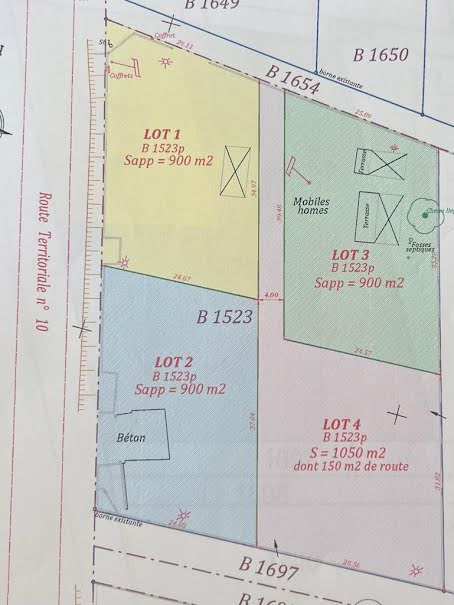 Vente terrain à batir  1050 m² à Solaro (20240), 100 000 €