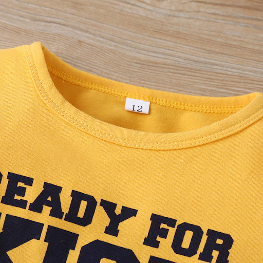 Title 4, Childrens Zipper Shirt Alphabet Suit for Autum...