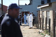 Forensics at Enyobeni tavern in Scenery Park, East London.