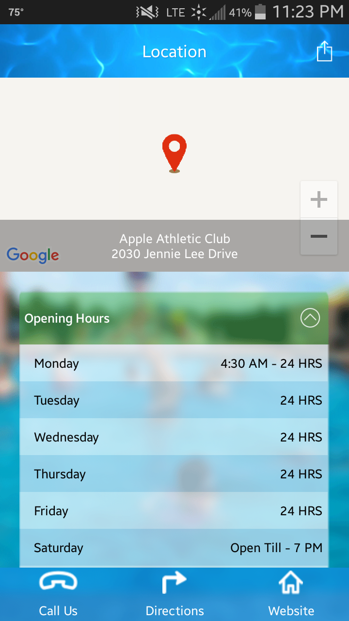 Apple Athletic Club Screen 3
