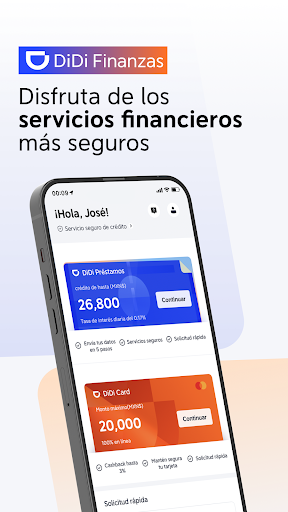 Screenshot DiDi Finanzas: Rápido y seguro