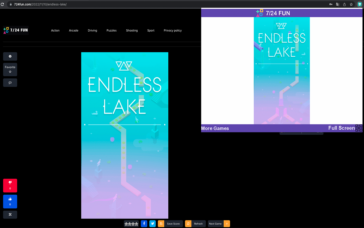 Endless Lake Game Preview image 2