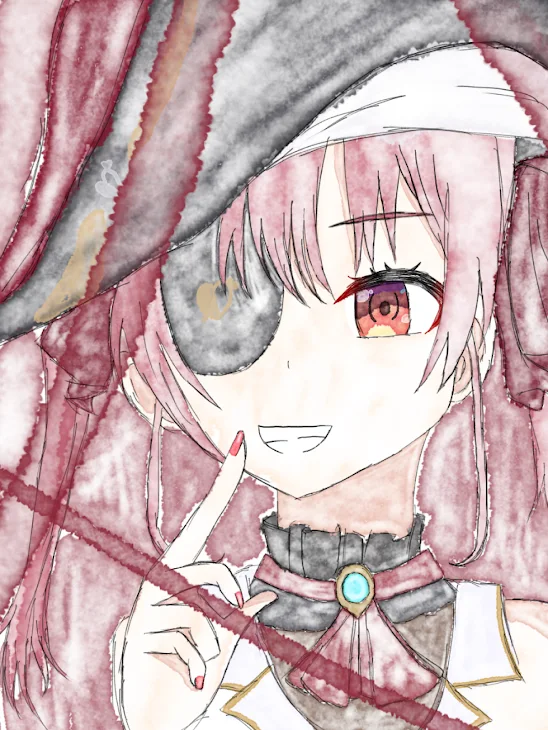 「描いて欲しいホロライブの人リクエストしてみた！」のメインビジュアル