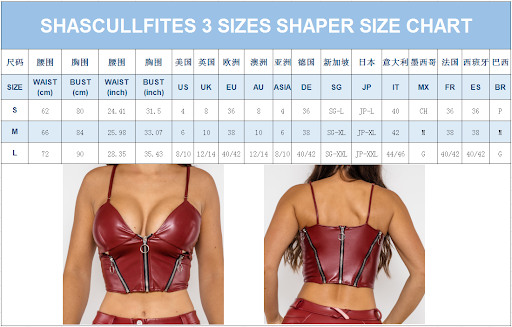 Title 1, Shascullfites Melody Burgundy Leather Shapers S...