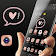 Rose Gold Metallic Heart Theme icon