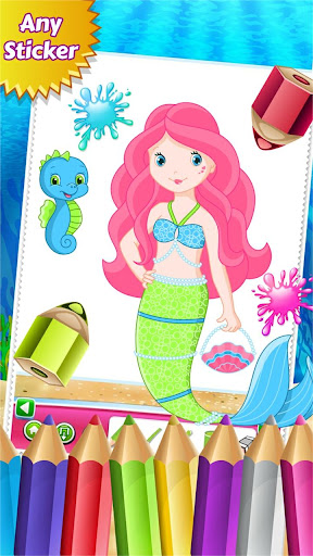 免費下載教育APP|Mermaid Princess Colorbook app開箱文|APP開箱王