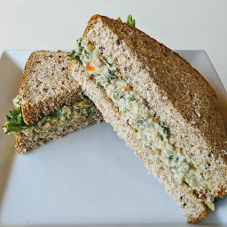 Chickpea Salad Sandwich on 12 Grain