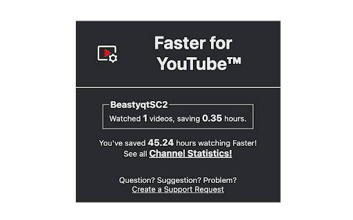 Faster for YouTube™