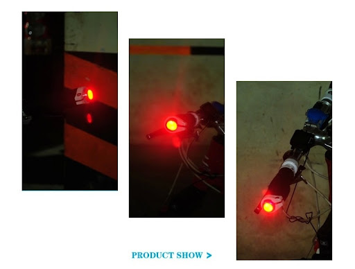 Title 6, Bicycle Aluminum Alloy Handle Blocking Light En...